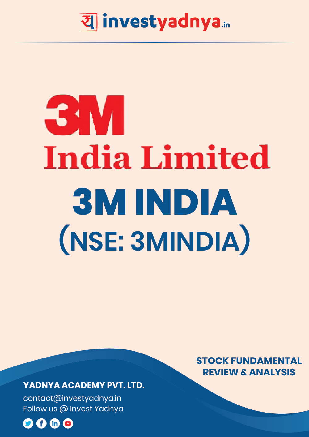 This e-book contains in-depth fundamental analysis of 3M India considering both Financial and Equity Research Parameters. It reviews the company, industry competitors, shareholding pattern, financials, and annual performance. ✔ Stock Analysis ✔ Quality Reports